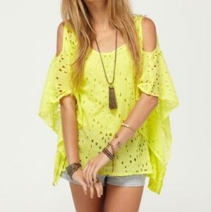 NWT ROXY Night Chill Cold Shoulder Top